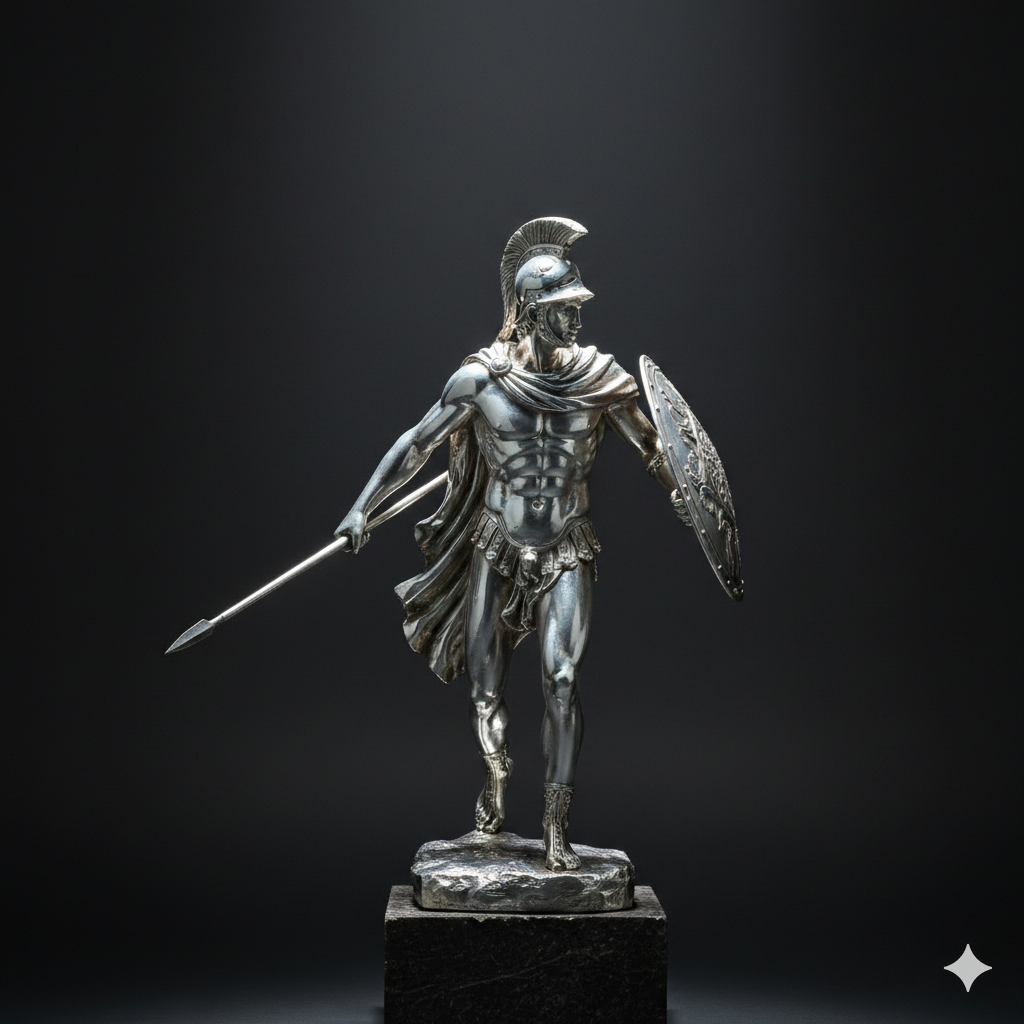 escultura grecorromana de plata 2 escultura grecorromana de plata 2